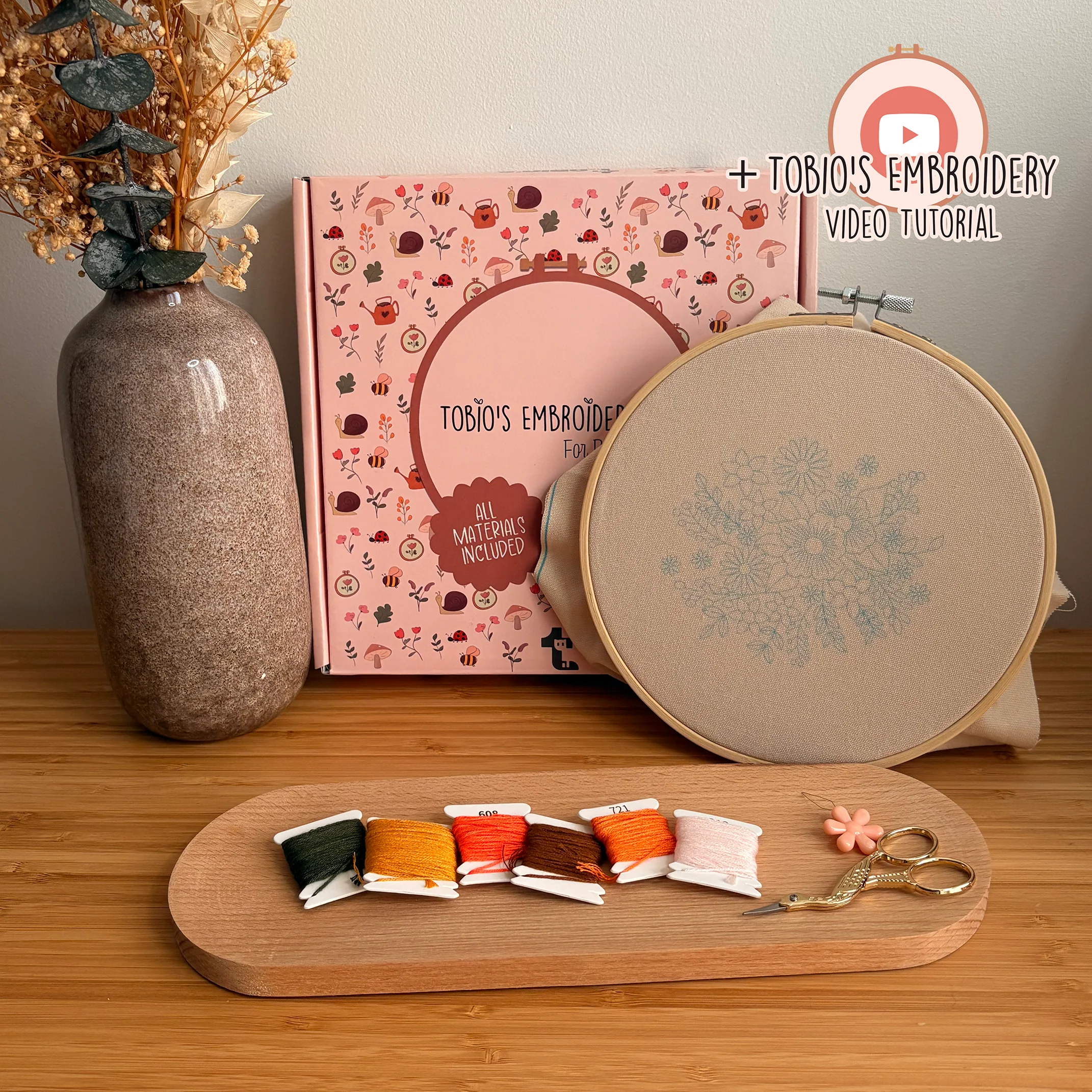 Autumn Bloom - Embroidery Kit - Image 3