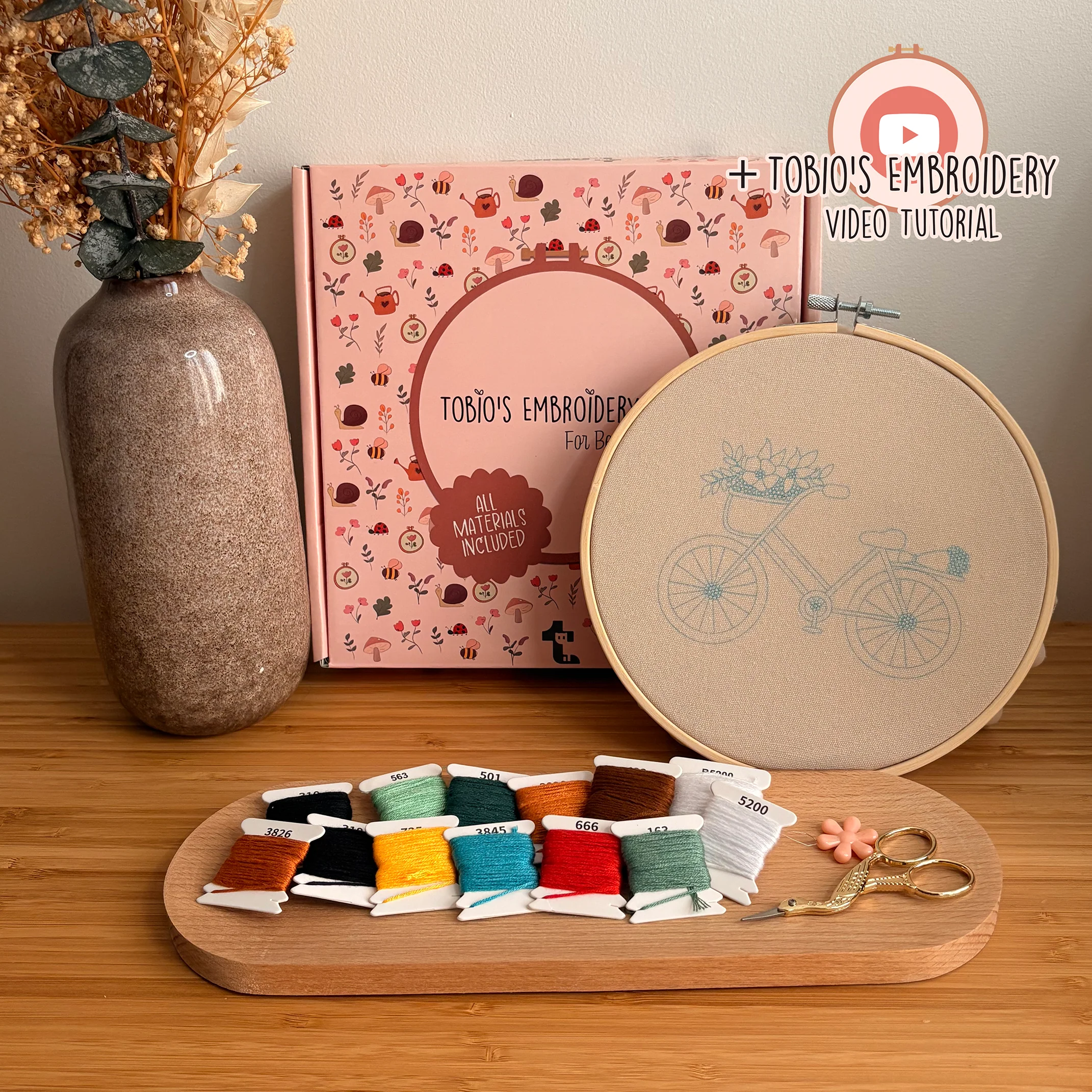 Petals & Pedals - Embroidery Kit - Image 3