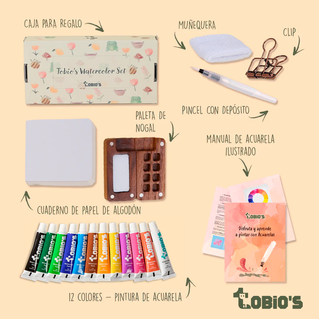 Tobio's™ Set de Mini-Acuarelas