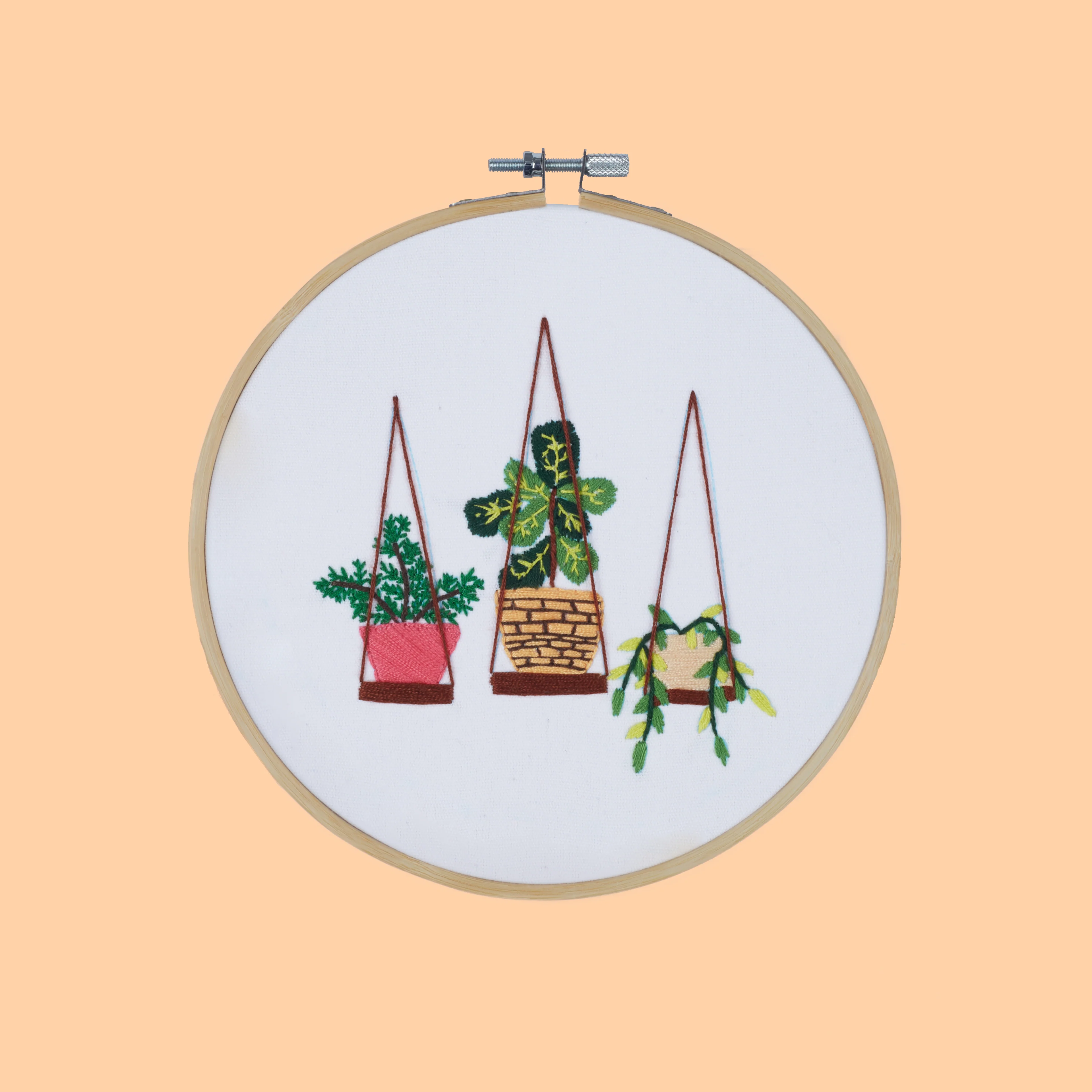 Hang In There - Embroidery Kit