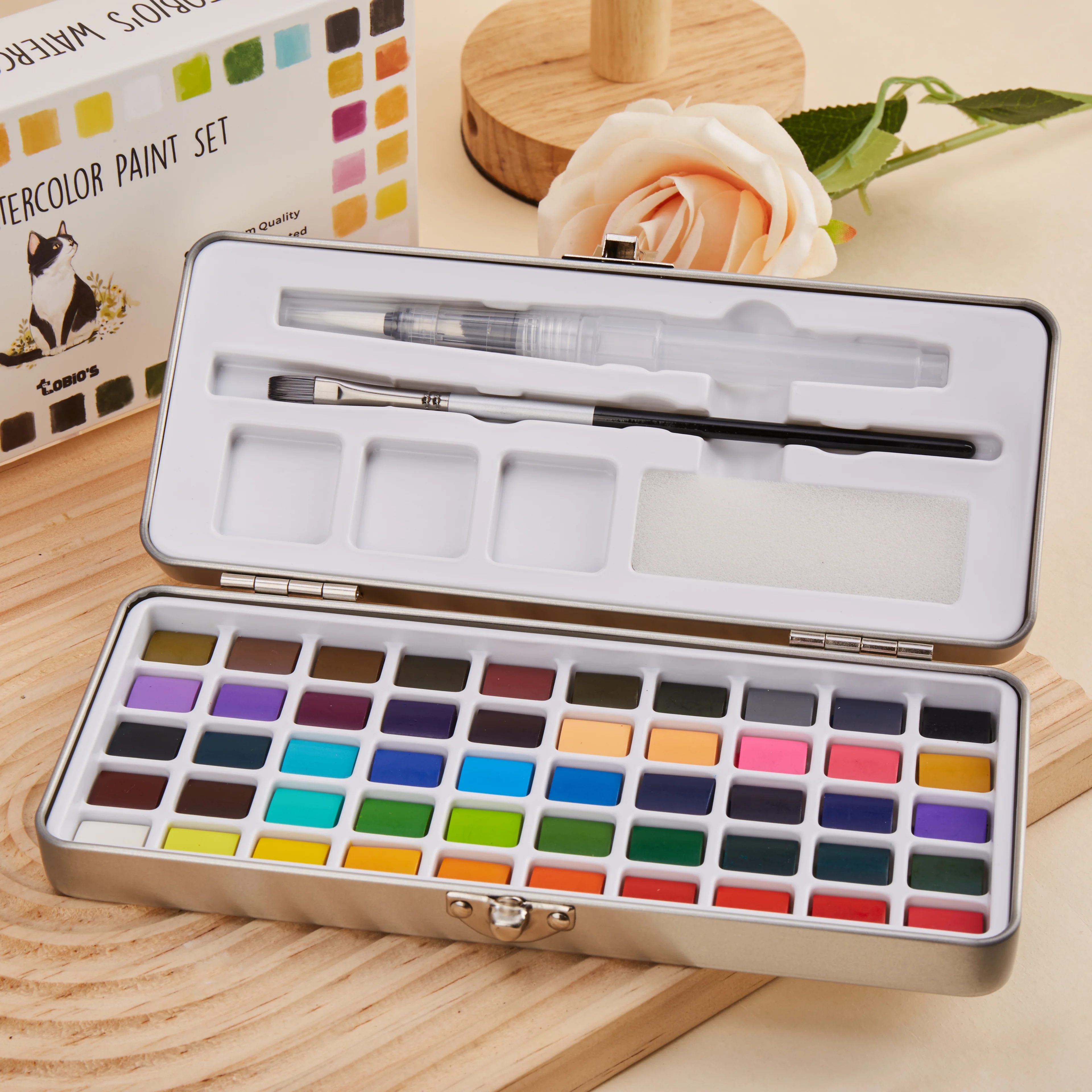 Tobio's™ 50 Watercolor Paint Set - Image 3